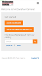 Mobile Screenshot of mcclanahancamera.photofinale.com