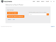 Tablet Screenshot of paulsphotoca.photofinale.com