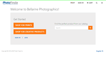 Tablet Screenshot of bellarine.photofinale.com